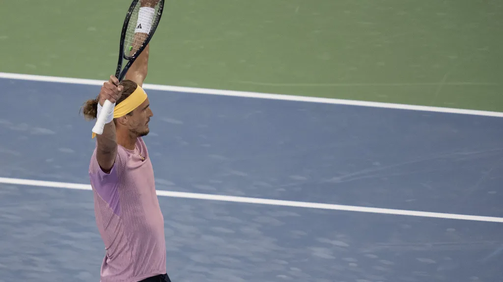 Alexander Zverev na turnaji v Cincinnati