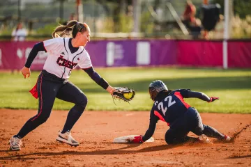 Utkání softbalistek na MS Tchaj-wan – Česko