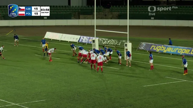 Závěr utkání Česko – Polsko