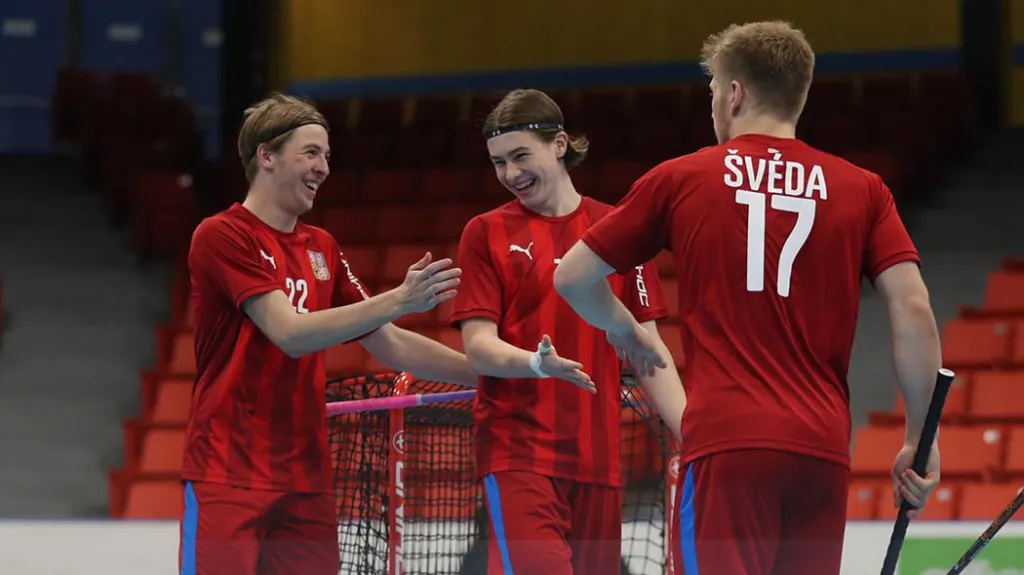 Radost českých florbalových juniorů