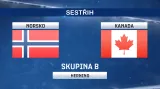 Sestřih utkání Norsko – Kanada