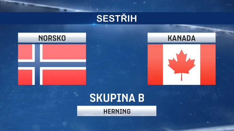 Sestřih utkání Norsko – Kanada