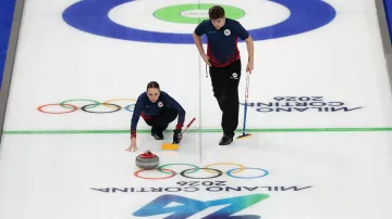 Záznam curlingového mixu Česko – Velká Británie