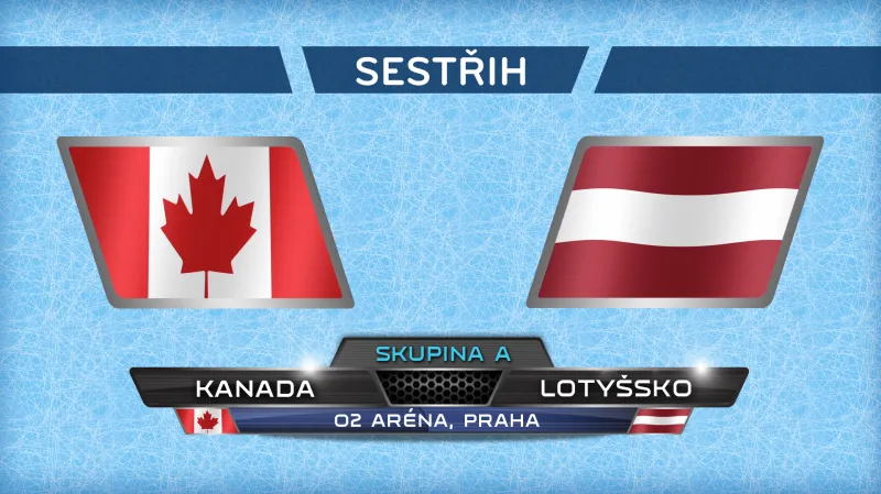 Sestřih utkání Kanada - Lotyšsko