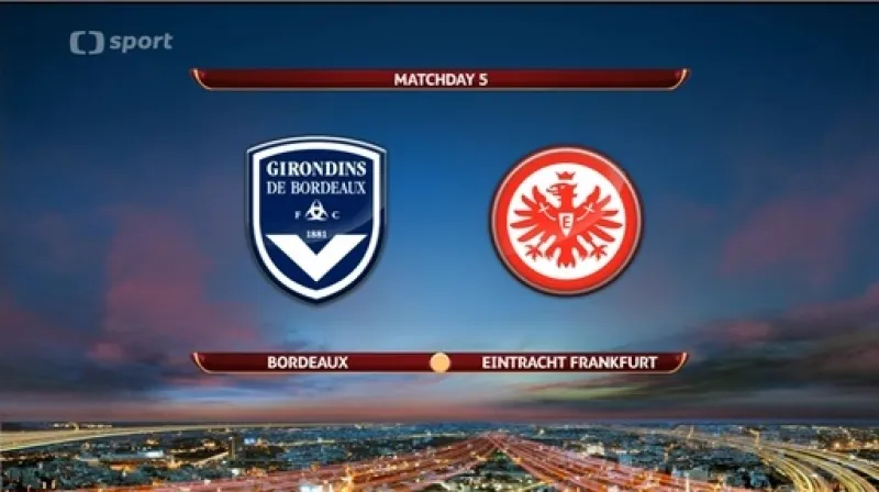 Sestřih utkání Bordeaux - Frankfurt