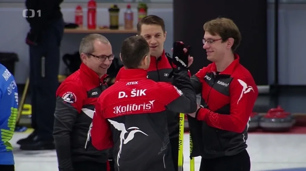 Curlingový tým Davida Šika