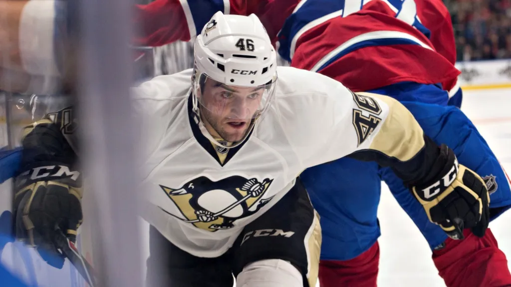 Dominik Uher v dresu Pittsburghu