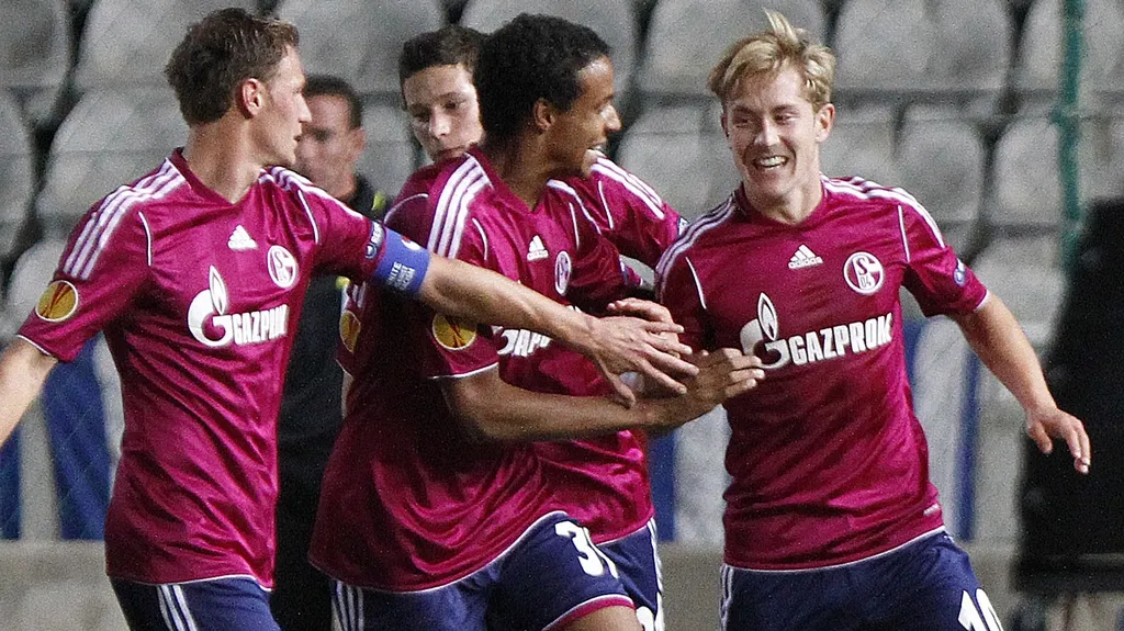 Radost hráčů Schalke