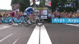 Dramatický závěr 7. etapy Tour de France