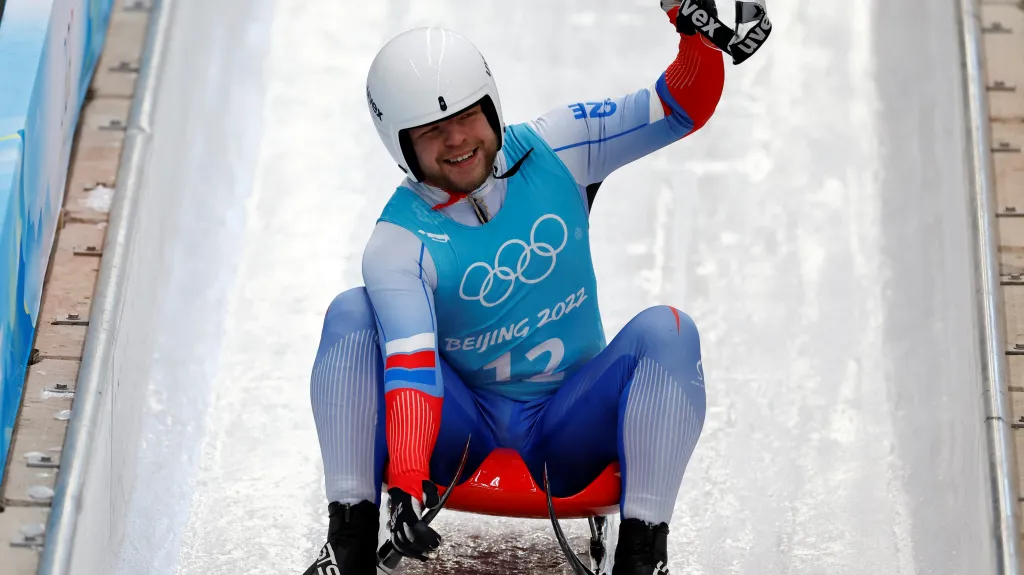 Sáňkař Michael Lejsek na Hrách v Pekingu