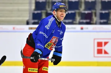 Ondřej Kaše na reprezentačním srazu v Liberci