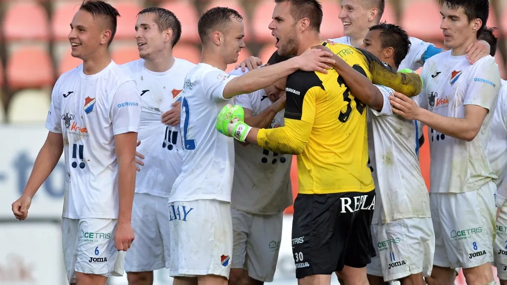 Radost fotbalistů Ostravy