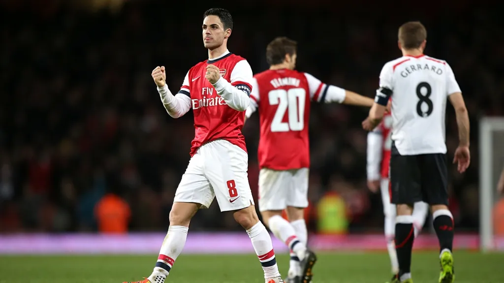 Slavící Mikel Arteta