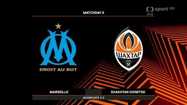 Sestřih utkání Marseille – Šachtar Doněck