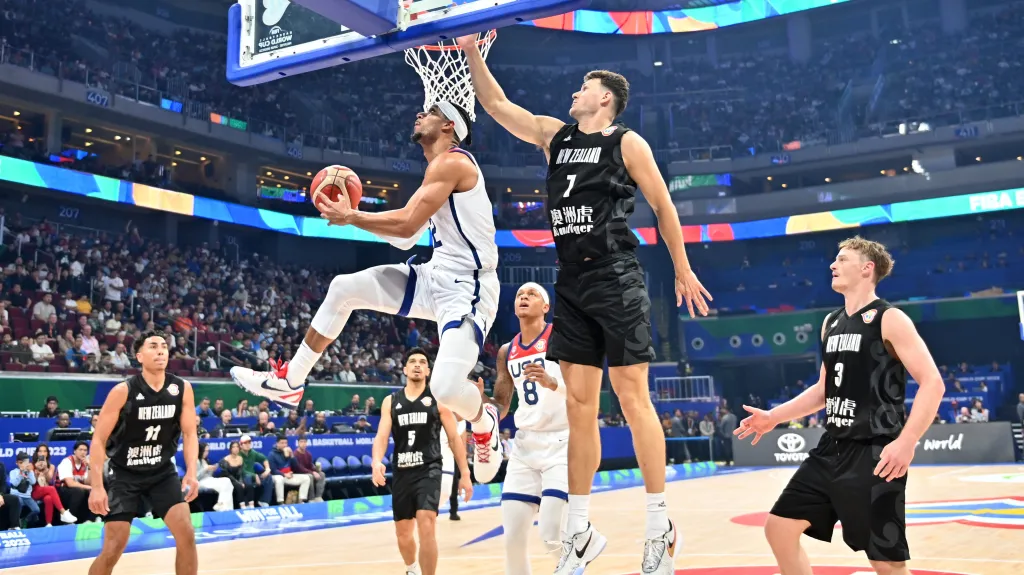 Utkání MS basketbalistů: USA – Nový Zéland