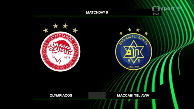 Sestřih utkání Olympiakos Pireus – Maccabi Tel Aviv