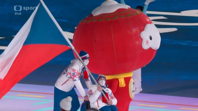 Slavnostní nástup české výpravy