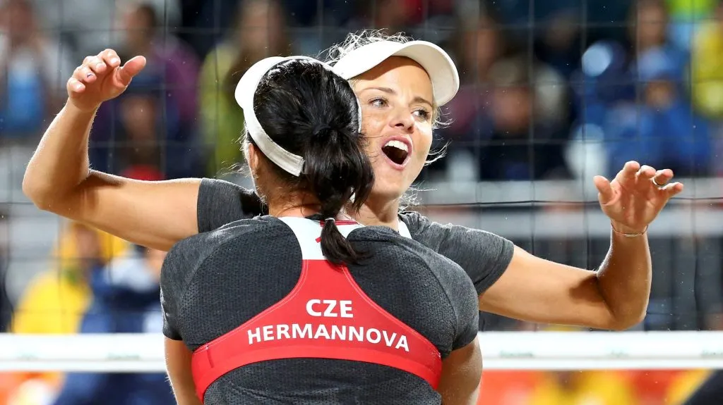 Markéta Sluková s Barborou Hermannovou