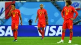 Zklamaní fotbalisté Belgie