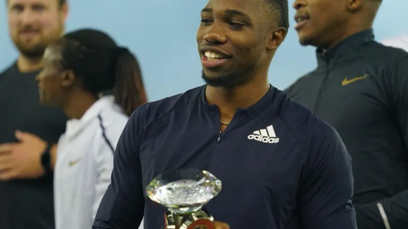 Korunování nových šampionů Diamantové ligy v Curychu