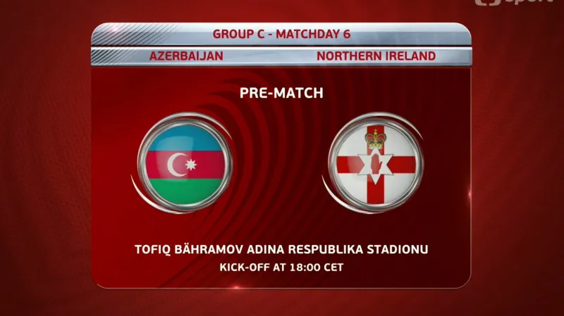 Sestřih utkání Ázerbájdžán - Severní Irsko