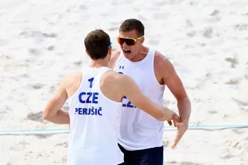 Ondřej Perušič s Davidem Schweinerem