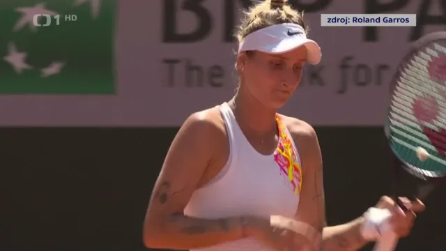 Vondroušová brzy končí na Roland Garros
