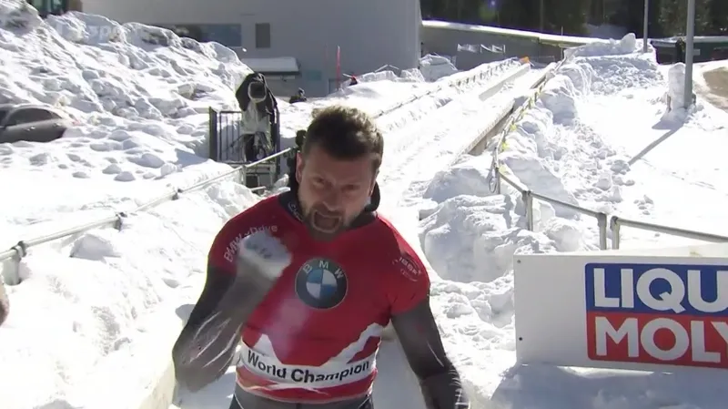 Zlatá jízda Martinse Dukurse na MS skeletonistů