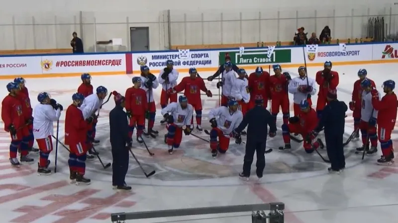 Češi trénovali před utkáním se Švédskem zejména střelbu