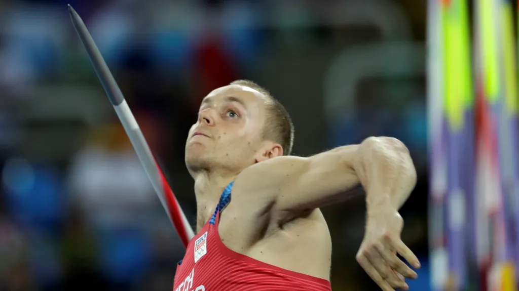 Český oštěpař Jakub Vadlejch