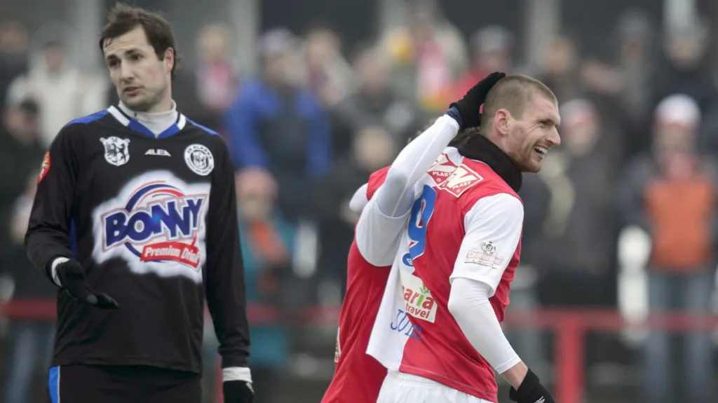 Slávista Juhar slaví trefu