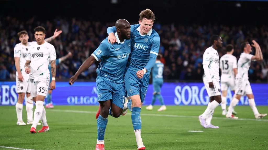 Romelu Lukaku a Scott McTominay