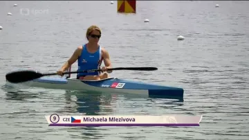 Kajakářka Mlezivová skončila v malém finále poslední