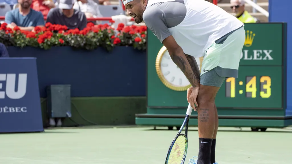 Nick Kyrgios na turnaji ATP v Montrealu
