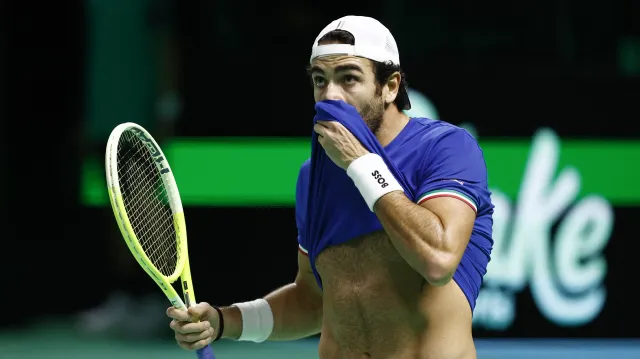 Berrettiniho technická paráda a závěr prvního setu s Collignonem