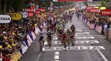 Poslední kilometr šesté etapy Tour de France