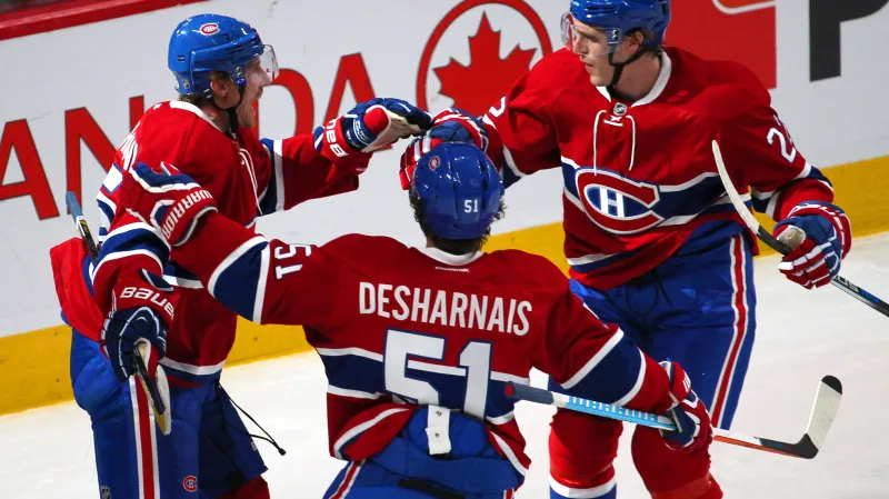 Slavící hokejisté Montrealu