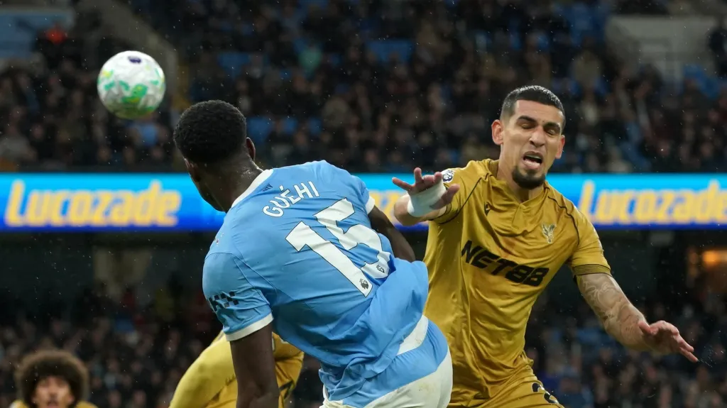 Utkání Manchesteru City s Crystal Palace
