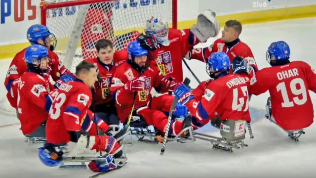 Góly českých parahokejistů v utkání s Norskem