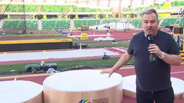 Štáb ČT už je v dějišti atletického MS