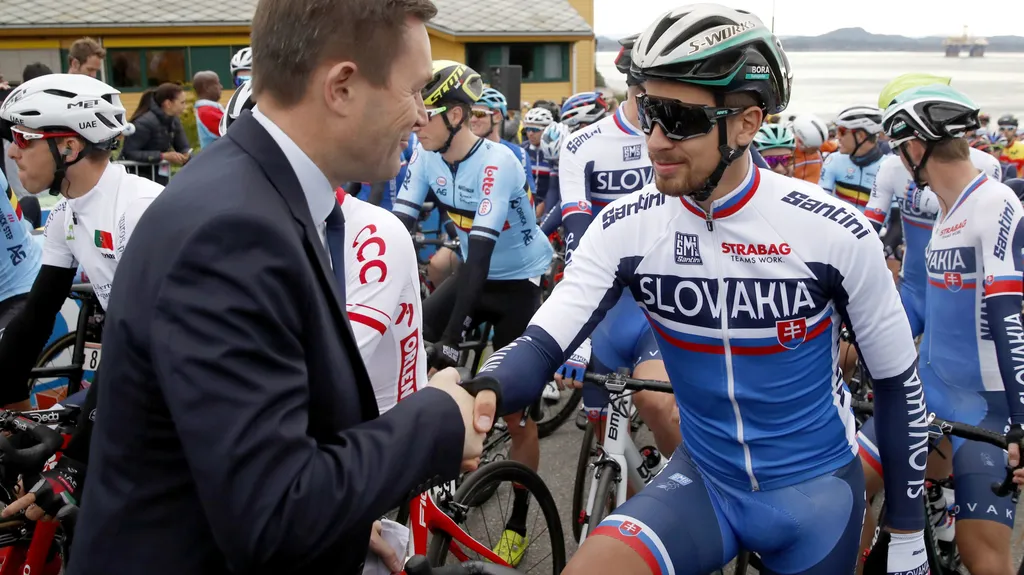 Peter Sagan a nový prezident UCI David Lappartient