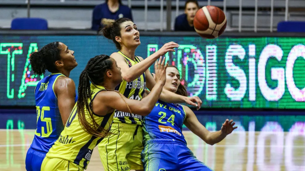 Zápas Fenerbahce - ZVVZ USK Praha