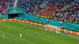 Penaltový rozstřel v utkání Švýcarsko – Španělsko