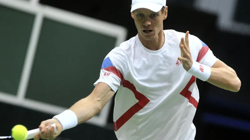 Reportáž z utkání Berdych - De Bakker