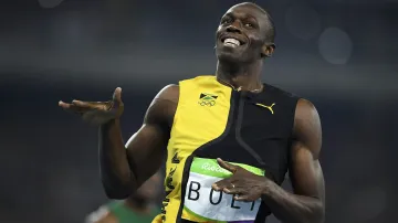 Usain Bolt je trojnásobným olympijským vítězem ve sprintu na 100 metrů