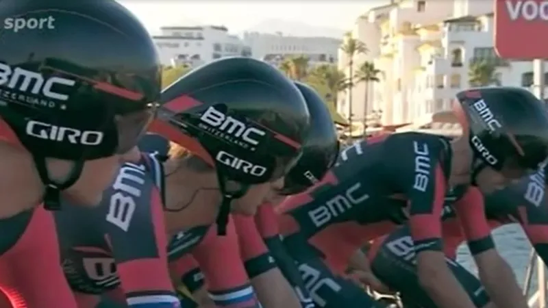 Týmovou časovku na úvod Vuelty ovládl tým BMC