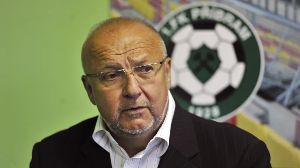 Prezident příbramského klubu Jaroslav Starka