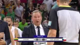 Vypjaté momenty v koncovce utkání Litva - Česko
