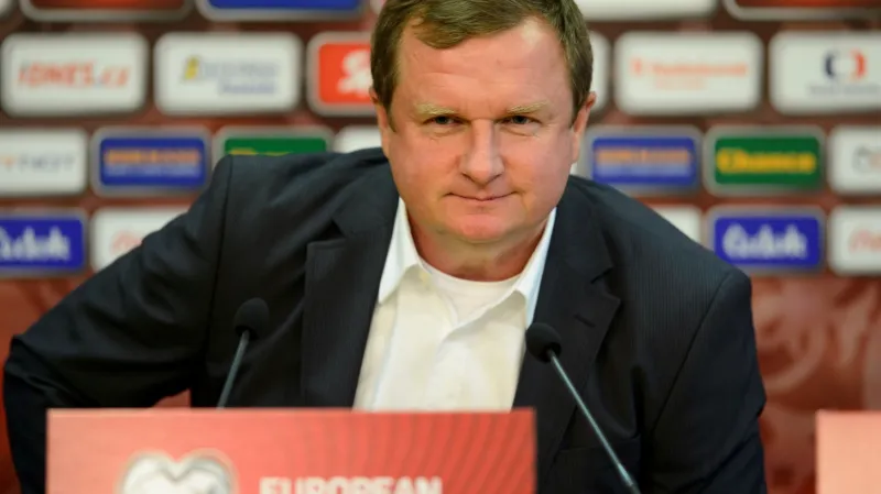 Trenér českého národního týmu Pavel Vrba