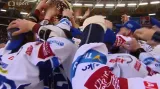 Hokejisté Brna převzali pohár pro mistra extraligy